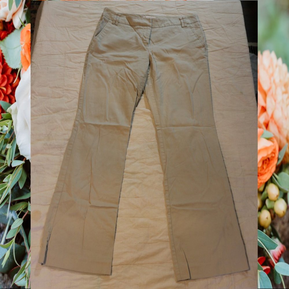 NY & Co / New York & Company Straight Leg Size 4 Tan Pants